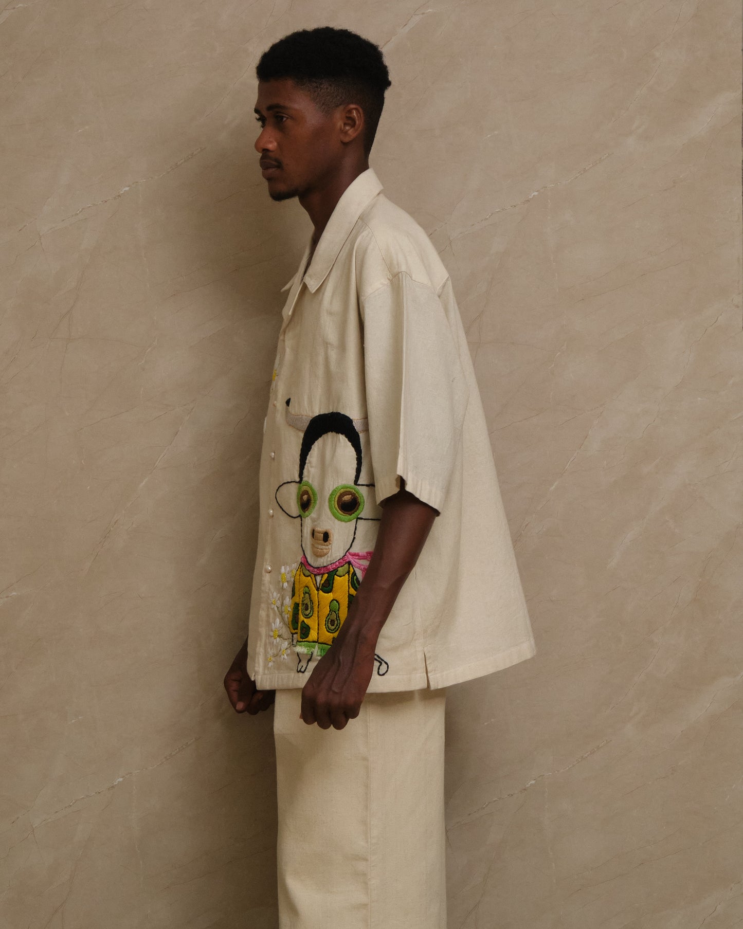 Gudda | One-of-a-Kind Embroidered Art Shirt